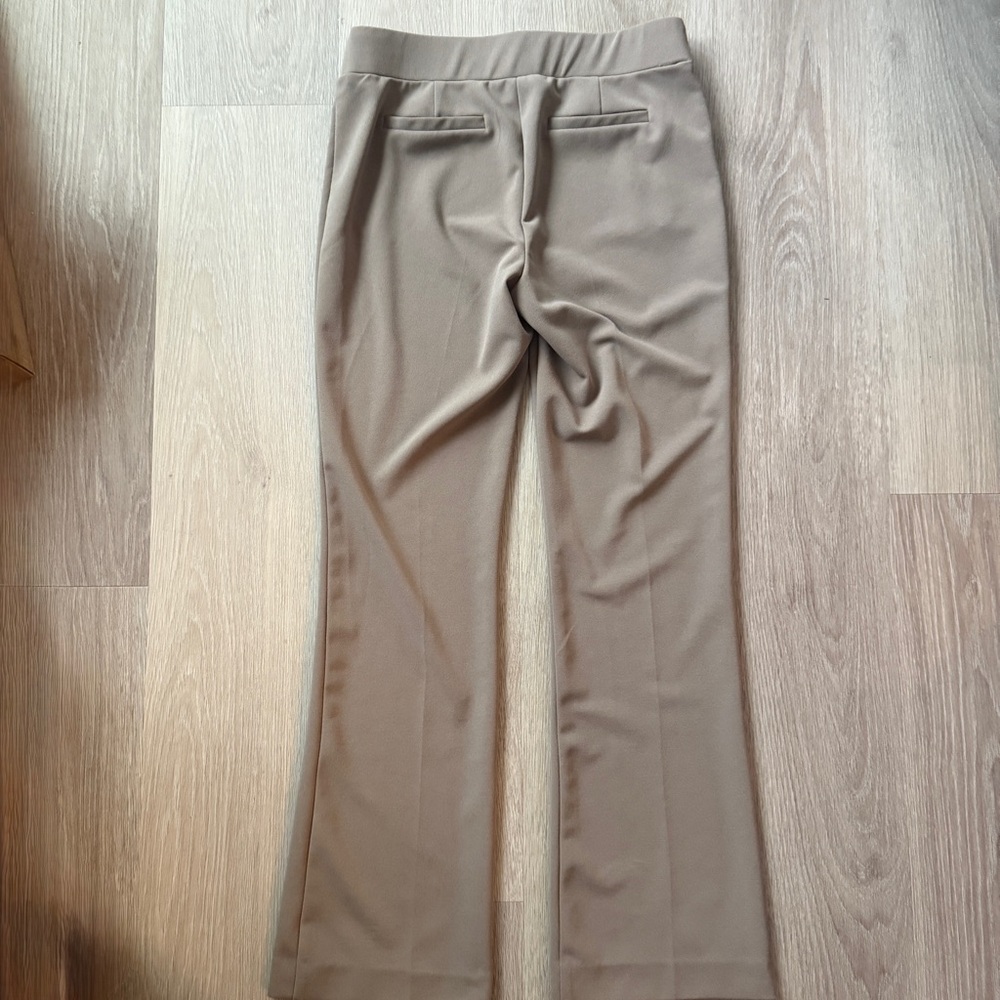 Soho Tan Flare Women's Pants - Picture 4 of 5